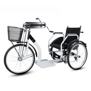 Greenlife MT-001 Dobrável Três Rodas Handicap Ciclo Cadeira de rodas Mão-dobrado Roda para deficientes
