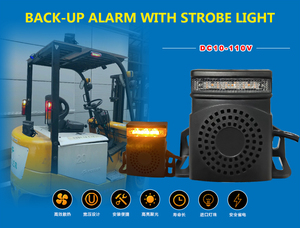 All-in-One LED <span class=keywords><strong>flash</strong></span> cảnh báo ánh sáng & âm thanh báo động DC10/110V thiết kế mới cho xe nâng vật liệu nhôm xe ánh sáng phụ kiện - Product Image 4