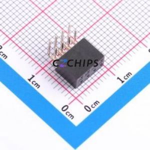 HX PM2.0-2x4P WC H6.35 Pin Socket Bent Lead Through Hole,P=2mm Connector 2x4P 2mm 2mm Square Hole - Product Image 1