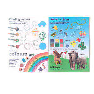 Chất lượng cao tùy chỉnh in ấn bản vẽ cuốn sách phác thảo cuốn sách cho trẻ em chất tạo màu và hình dạng kế hoạch Sticker cuốn sách - Product Image 3