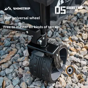 चमक यात्रा पर्वत मज़ा ऑल-एरिया स्टोरेज कार्ट फोल्डेबल पोर्टेबल चार-पहिया ट्रॉली हाथ पुश - Product Image 4