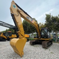 Excavatrice sur chenilles Caterpillar CAT 320D d'occasion, 20 tonnes, d'origine japonaise, faible nombre d'heures de travail, matériel de construction, exportation mondiale