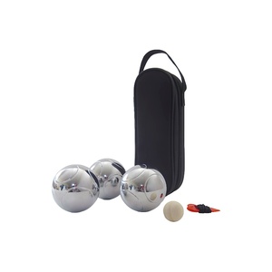 Boules <span class=keywords><strong>de</strong></span> <span class=keywords><strong>pétanque</strong></span> en acier <span class=keywords><strong>de</strong></span> haute qualité avec sac <span class=keywords><strong>de</strong></span> transport 3 boules – Jeux toutes saisons - Product Image 4