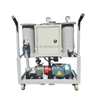 Portable Oil filtration High precision Lubricant / Transformer / Turbine Oil Purifier