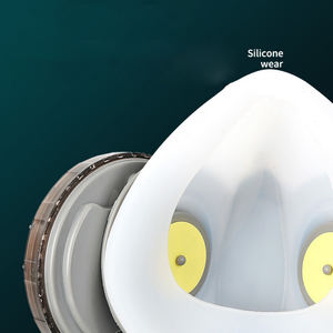 <span class=keywords><strong>Respirator</strong></span> industri wajah penuh, <span class=keywords><strong>Respirator</strong></span> Kimia Filter silikon setengah masker pernapasan dengan kacamata keamanan - Product Image 4