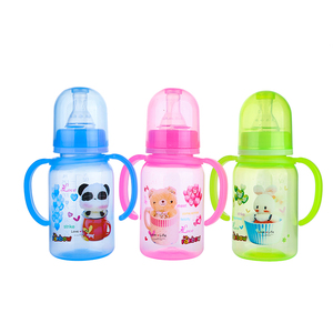 ขวดนมโค้งน่ารักราคาโรงงานถูก 125 มล. ปลอดสาร BPA ผลิตจาก PP ป้องกันอาการโคลิคสำหรับเด็ก - Product Image 1