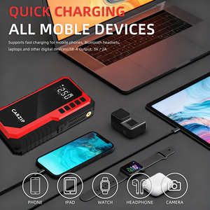 เครื่องช่วยสตาร์ทรถยนต์แบบพก<span class=keywords><strong>พา</strong></span> OEM 12V 4-in-1 พร้อมปั๊มลม 2000A <span class=keywords><strong>ไฟ</strong></span> LED และพาว<span class=keywords><strong>เวอร์</strong></span><span class=keywords><strong>แบงค์</strong></span> สำหรับรถยนต์ รถบรรทุก รถจักรยานยนต์ - Product Image 5