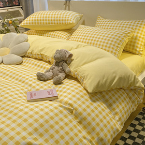 Mềm ấm Nữ Hoàng Kích thước Polyester điền Quilt khách sạn tartan beddings sợi nhỏ Duvet - Product Image 2