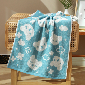 2023 nouveau 100% coton bébé <span class=keywords><strong>serviette</strong></span> de bain 40X70CM GSM 360 avec forte Absorption d'eau doux confortable pour salle de bain placard utilisation - Product Image 3
