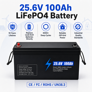 <span class=keywords><strong>แบ</strong></span><span class=keywords><strong>ต</strong></span>เตอรี่ลิเธียม LiFePO4 200Ah 100 24V 25.6V <span class=keywords><strong>แบ</strong></span><span class=keywords><strong>ต</strong></span>เตอรี่แบบชาร์จไฟได้สำหรับการสำรองพลังงานในที่พักอาศัย - Product Image 2