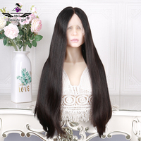 30 pouces Deep Wave 13X6 Lace Front perruques de cheveux humains non teints couleur naturelle pour les perruques de dentelle invisibles sans colle caucasienne