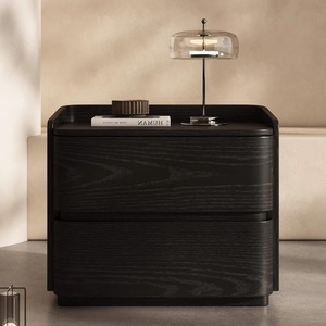 Nuovo Comodino Moderno di Lusso Leggero e Creativo in Legno Massello con Rivestimento in Pelle per <span class=keywords><strong>Camera</strong></span> <span class=keywords><strong>da</strong></span> Letto - Product Image 3