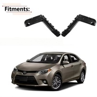 FUXINGTAI 1 paire de supports de pare-chocs avant pour Toyota Corolla 2014 2015 2016