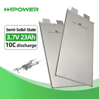HHPOWER 3.7V 23Ah Sel Baterai Solid State High-rate 10C Densitas Energi Tinggi 214wh/kg Baterai Drone untuk FPV