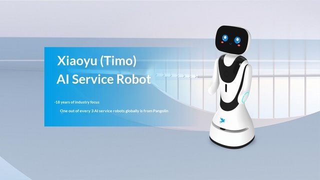 Newest Smart AI Reception Robot ChatGPT Automated Voice Interactive Business Greeting Robot