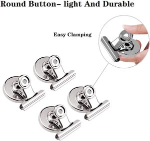 Clip magnétique <span class=keywords><strong>Bulldog</strong></span>, Clips magnétiques en ferrite pour bureau/réfrigérateur, Clips à ressort magnétiques - Product Image 5