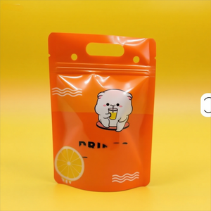 Bolsas verticales de papel de aluminio impresas personalizadas, seguras para alimentos y con cremallera resellable, ventana transparente para almacenamiento de especias, comida para mascotas <span class=keywords><strong>Frutera</strong></span> - Product Image 5