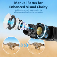 Gafas de visión nocturna digital infrarroja de ultra alta definición TFT de 4 pulgadas con grabación de fotos de 58MP para caza y pesca exterior