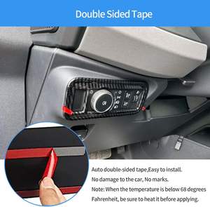 Accesorios LUMA 4x4, cubiertas de Panel de ajuste de interruptor de faro ABS Popular para vehículos de puerta Ford Bronco 2021-2024 2/4 - Product Image 3