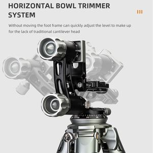 Fotopro professionnel Dslr prise de vue photographique trépied en Fiber de carbone robuste <span class=keywords><strong>pour</strong></span> l'observation des oiseaux chasse en plein air - Product Image 5