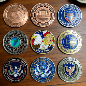 عملات معدنية مخصصة مصنوعة من سبائك الزنك بتقنية الختم، عملة تحدي ثلاثية الأبعاد مطلية بالمينا على الوجهين - Product Image 5