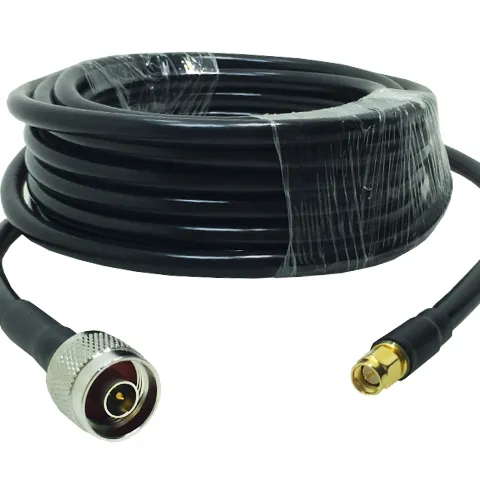 RFVOTON Pigtail sma male ke n male Plug untuk lmr300 5d-fb rg6 perakitan kabel jumper