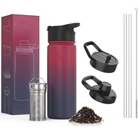 Vaso Térmico Moderno y Ecológico de 350 ml (22 oz), Personalizado, de Doble Pared, Aislado al Vacío, de Acero Inoxidable, con Boca Ancha, para Viajes, Mantiene la Temperatura por 24 Horas
