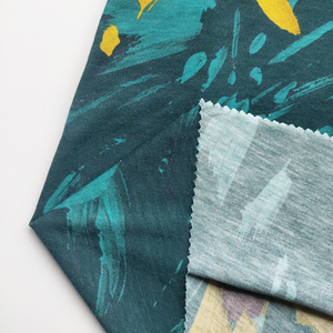 Vải Jersey Vải <span class=keywords><strong>Modal</strong></span> Cotton Thiết Kế Mới 2022, Vải In Hoa Cho Hàng May Mặc - Product Image 3