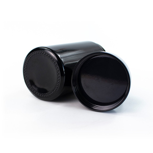 Cosmetic Cream Amber Glass <b>Jar</b> with Inner Liner Lid Screen Printed for Face Skin Care & Eye Creams Customized ODM Packaging - Product Image 5