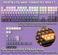 Capuchons de touches PBT Cherry Profile 133 touches, dégradé Blackberry Contour, gravure latérale, sublimation, pour clavier mécanique à interrupteurs MX