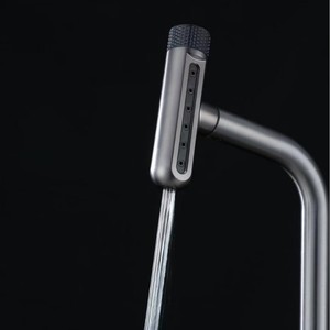 Robinet de cuisine 35 mm en acier inoxydable, mitigeur extractible, eau chaude et froide, pour évier et lave-vaisselle - Product Image 4
