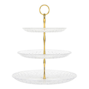 Đám cưới trong suốt <span class=keywords><strong>2</strong></span> <span class=keywords><strong>Tier</strong></span> 3 <span class=keywords><strong>Tier</strong></span> Cup bánh đứng bánh cưới sang trọng là viết tắt của sự kiện bánh cưới trang trí - Product Image 2