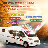 Film teinté pour vitres de voiture LLUMAR, protection UV et isolation thermique à 99 %, film nano-céramique Llumar Air.