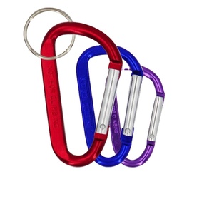 Mosquetón pequeño de Metal y aluminio con anillo en D, gancho de Clip para Camping, hamaca, senderismo, correas para perros, llaves, accesorios interiores - Product Image 2