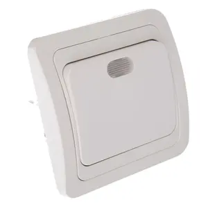 South American Standard Plastic Wall Switch with Wall Plate