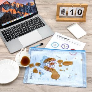 <span class=keywords><strong>Sac</strong></span> de rangement en PVC de grande taille <span class=keywords><strong>A3</strong></span> A4 A5 A6, pour dessins, affiches, matériel pédagogique, filet imperméable, fermeture éclair en plastique, <span class=keywords><strong>sac</strong></span> de rangement pour documents - Product Image 3