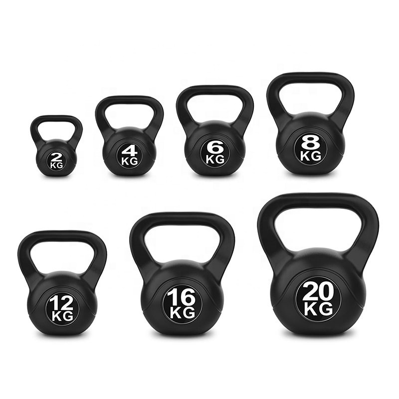Cheap OEM/ODM Black Cement Kettlebell - 16KG to 24KG