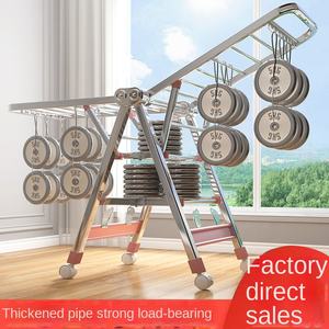 التجارة الخارجية الحديثة البساطة الجناح رفع الحديد تجفيف الرف متعددة الوظائف المنزلية تجفيف لحاف داخلي رف - Product Image 2