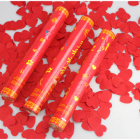 Confettis de fête de mariage de 60 cm, lance-confettis en papier coloré pour banquet