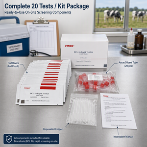 Kit per Test Rapido Anticorpi Brucellosi per Bovini Ovini Caprini, Sangue Intero Siero Latte, Screening Veterinario, 20 Test - Product Image 5