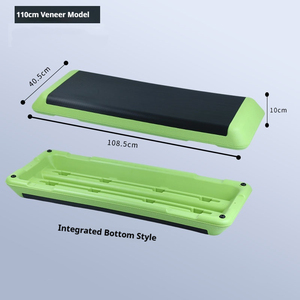 Gym Fitness <b>Exercise</b> <b>Step</b> Platform 110cm Length Adjustable Height Multi Function Aerobic Stepper Board - Product Image 4