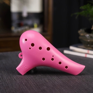 Ocarina de Plástico de 12 Orificios y 7 Colores, Flauta Anticaída, Recuerdo de Viaje, Regalo para Niños, Venta al Por Mayor - Product Image 6