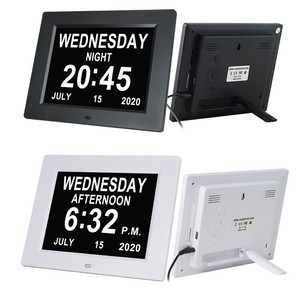 2025 Melhor Calendário <span class=keywords><strong>Digital</strong></span> de 8 Polegadas Relógio Lembrete Eletrônico para Perda de Memória & Alzheimer Pacientes Multi-Language Desk Table Clock - Product Image 6