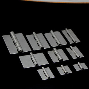 Charnière en acier inoxydable 304, 75x50mm, 4mm d'épaisseur, charnière industrielle à montage en surface, durable et robuste - Product Image 3
