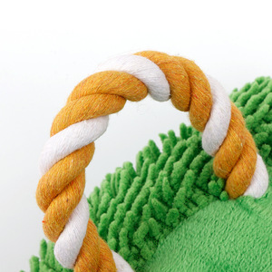 Nouveau jouet en peluche hérisson pour animaux de compagnie, jouet en corde de coton, jouet en peluche pour chien, export transfrontalier, vente en gros - Product Image 2