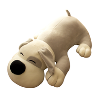 Coussin en peluche chiot pour dormir, jouet mignon, machine à ciseaux de grande taille, poupée pour machine à attraper pour enfants