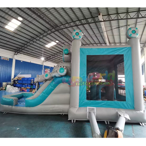 Combo inflable comercial para exteriores, tobogán, castillo inflable para niños, para fiestas, castillo inflable grande para saltar. - Product Image 3