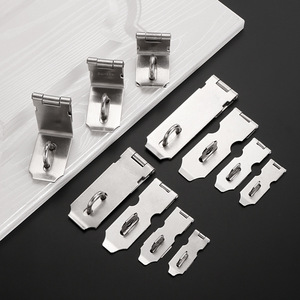Stainless Steel Door Latch Thickened Durable Furniture <b>Lock</b> Hardware <b>Cabinet</b> Hanging Buckle Minimalist Design - Product Image 3