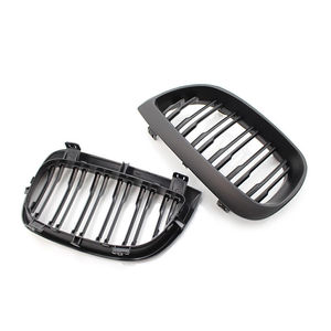 Rejilla de parachoques delantero BMW negra de plástico ABS para Serie 1 E81 E87 2004 2007, actualización de estilo. - Product Image 1
