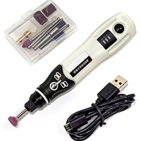Mini-meuleuse électrique rechargeable par USB, stylo de gravure à vitesse réglable pour bijoux, bois, métal, verre et plus encore